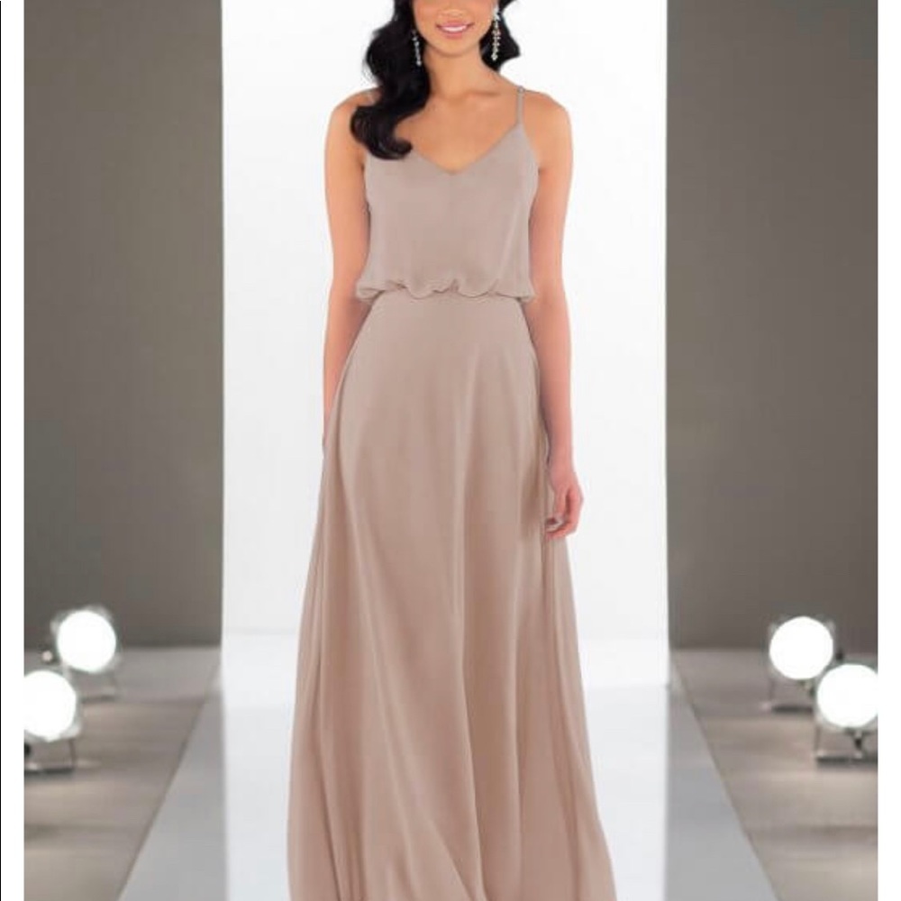 Sorella Vita bridesmaid dress, vintage rose, sz 10